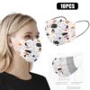50/100pcs Halloween Cosplay Mascarillas Disposable Face Mask For Adult Print Face Masks Mascarilla Desechable Masque Jetables 4
