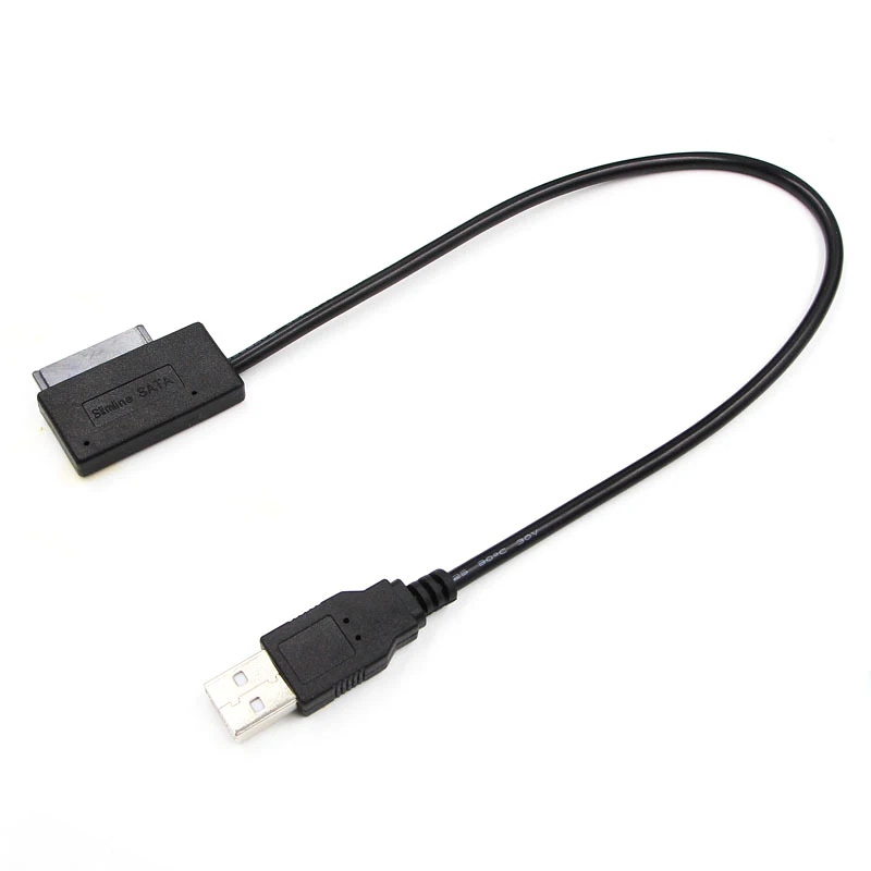 Новый ноутбук USB 2,0 naar Mini Sata II 7 + 6 13Pin адаптер конвертер кабель для ноутбука CD/DVD rom привод шнур для передачи данных адаптер| | | АлиЭкспресс