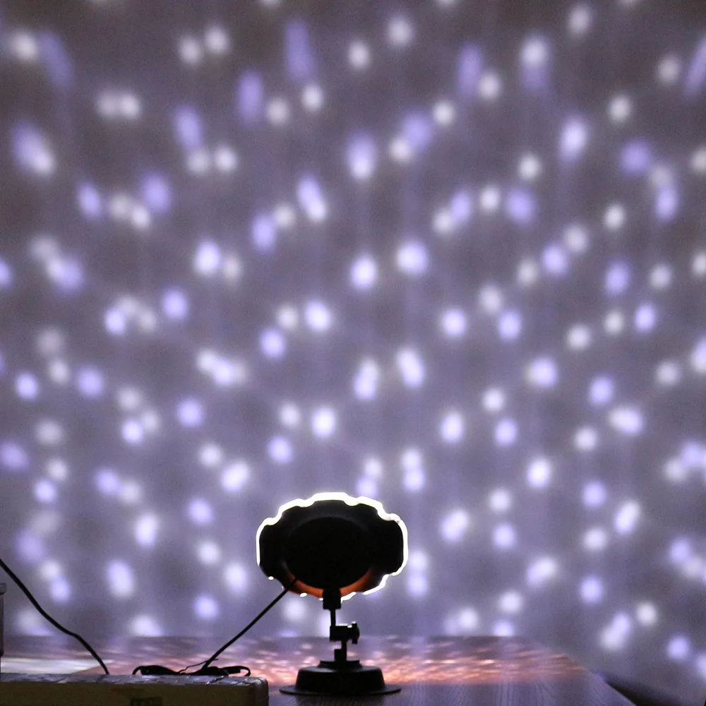 Рождественский Снежный светильник прожектор с эффектом снегопада IP65 движущийся Снег Открытый сад лазерный проектор лампа для новогодних вечерние украшения