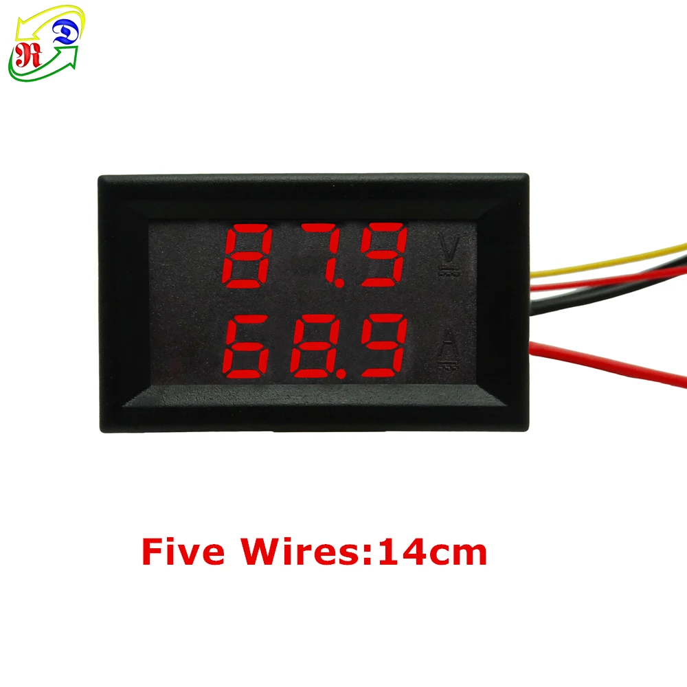 RD dual LED Display Car Voltage Current Meter 0.28 DC 0-100V/100A 5 ...