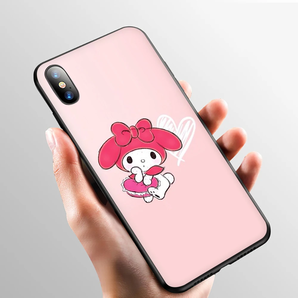 Мягкий силиконовый чехол для телефона My Melody чехол для iPhone 5 5S SE 6 6S 7 8 plus X XR XS 11 Pro Max