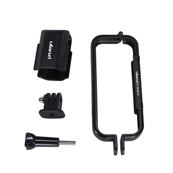 

HOT-Ulanzi Plastic Protective Case Frame for Insta 360 One X Housing Cage with Camera Lens Cap Action Camera Adapter Kit