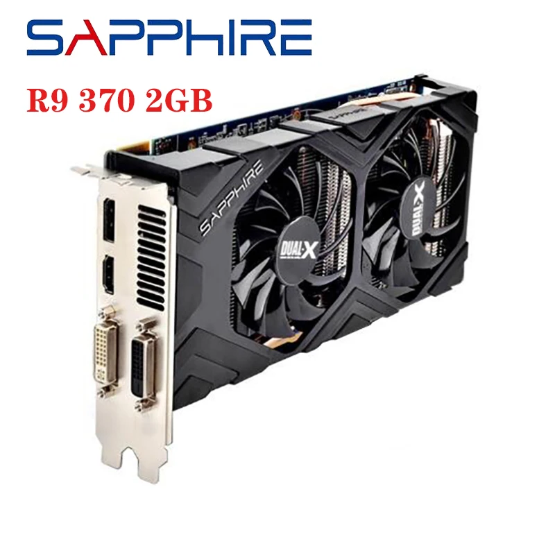 SAPPHIRE R9 370 2GB Graphics Cards GPU For AMD Radeon R9370 2GB Video Cards  Desktop PC Computer Gaming HDMI DVI Used|Graphics Cards| - AliExpress