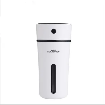 

USB Charging Mini Cute Humidifier and Night Light Mode Anti Dry Burning Vehicle Humidifier