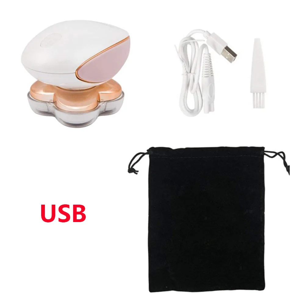 USB Charge Прямая поставка,, USB Перезаряжаемый эпилятор для мужчин и женщин, устройство для удаления волос, депилятор, электробритва - Цвет: USB Charge