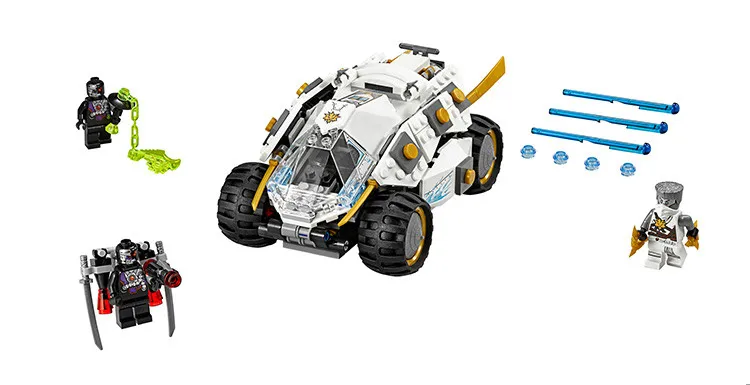 

Bela 10523 Compatible with Legoinglys Ninjagoes Titanium Ninja Tumbler 362pcs Building Blocks Set Brick Toys for Boys