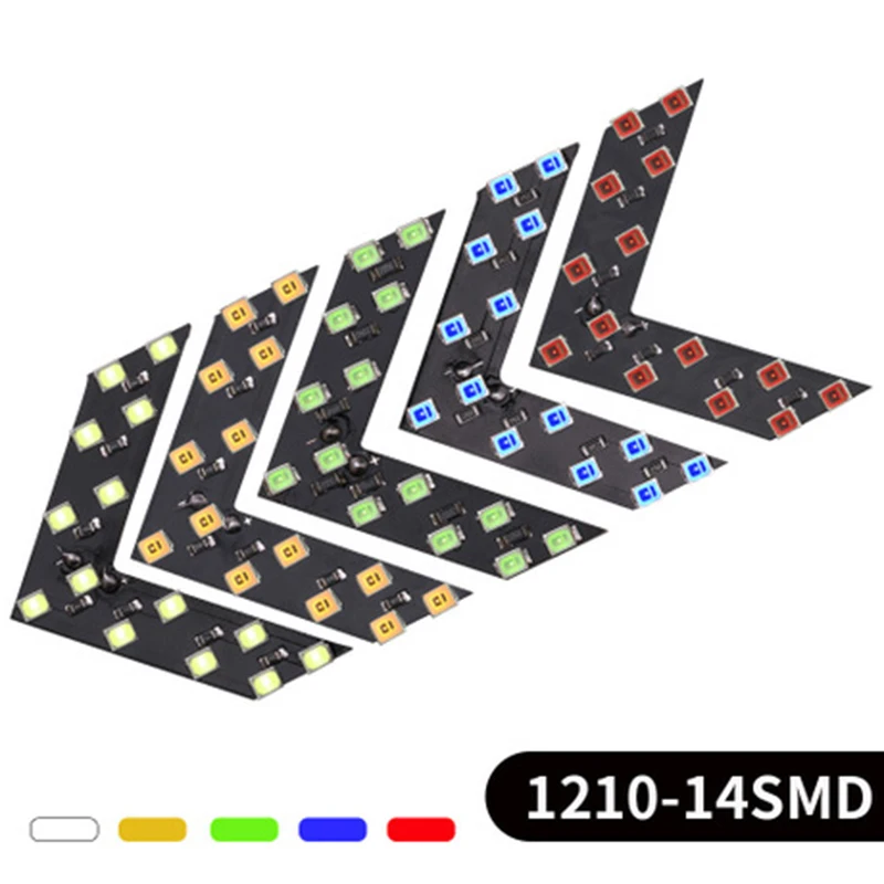 

2Pcs LED Car Light Arrow Panel 14 SMD for Car Rear View Mirror Indicator Turn Signal Light Car LED Rearview Mirror Light