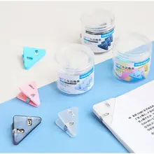

5pcs Color Corner Clips Set Triangle Transparent Page Holder Index Clamp Clip Protection Student Book Office School Supplies