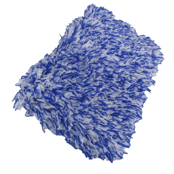 

1pcs Microfiber Wash Pad Ultra Thick Super Soft Premium Car Washing Sponge New Car Universal Clean Accessories