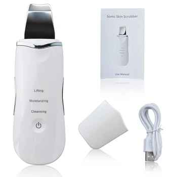 

Ultrasonic Facial Dead Skin Peeling Device Pore Cleaner Exfoliating Acne Removal Electric Facial Massager Spa Beauty Care Tools