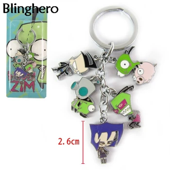 

Blinghero Cartoon Pendant Keychain Key Chain Anime Metal Pendant Keyring Key Holder Fashion Accessories BH0623