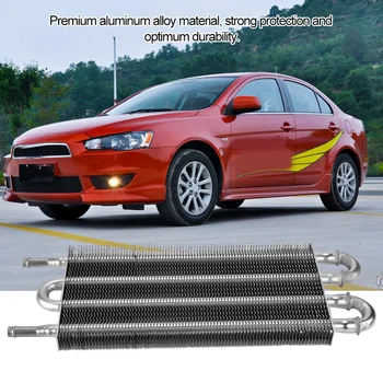 

4 Row Remote Transmission Oil Cooler Kit Auto-Manual Radiator Converter for clearance light instrument light license plate light