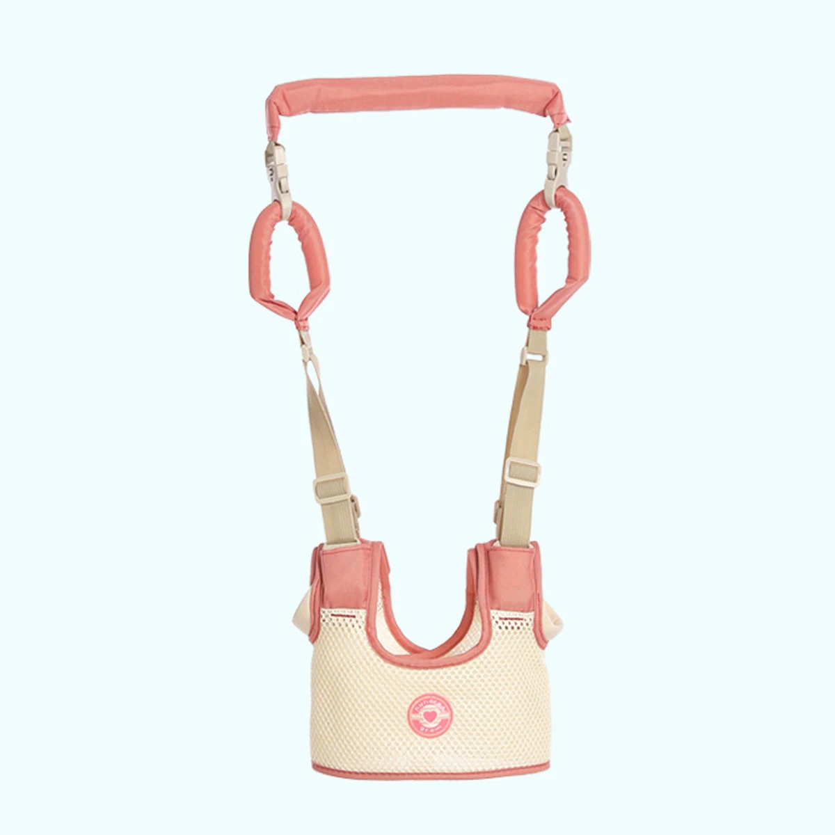 Baby Walker,Baby Harness Assistant Toddler Leash for Kids Learning Walking Baby Belt Child Safety Harness Assistant Safety Reins - Цвет: Розовый