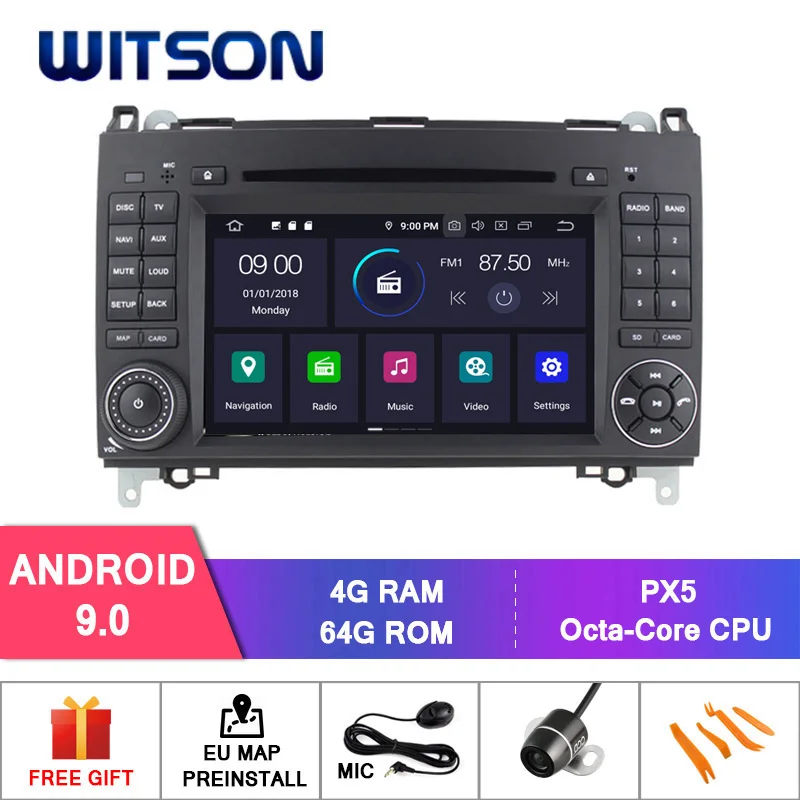 Excellent WITSON Android 9.0 CAR DVD PLAYER GPS for MERCEDES-BENZ A/B CLASS audio system with gps car audio gps dvd for BENZ Viano/Vito 0 Excellent WITSON Android 9.0 CAR DVD PLAYER GPS for MERCEDES-BENZ A/B CLASS audio system with gps car audio gps dvd for BENZ Viano/Vito 0