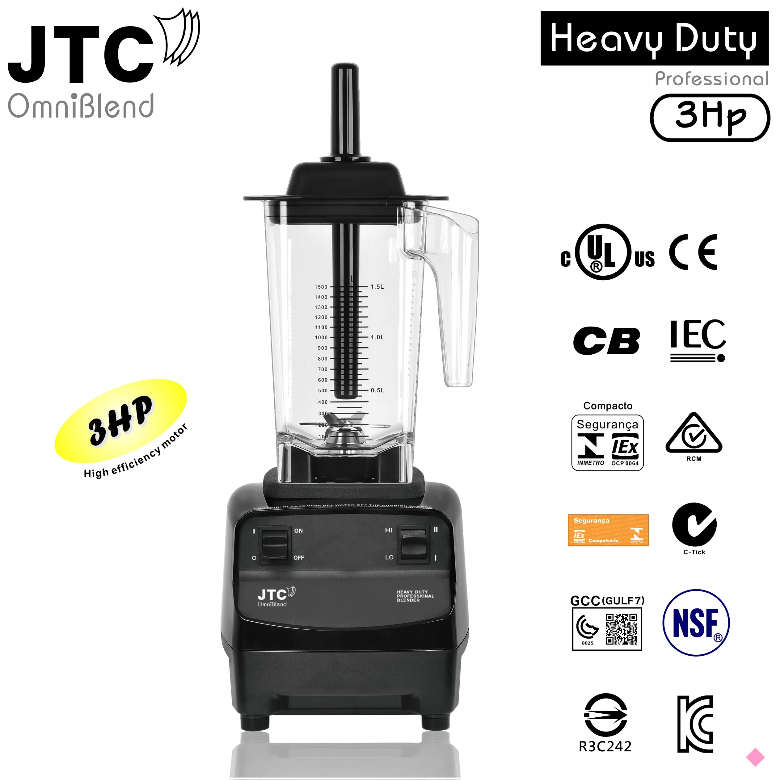 3HP Commercal Блендер с BPA бесплатная баночка доставка 100% гарантия нет. 1 качество в