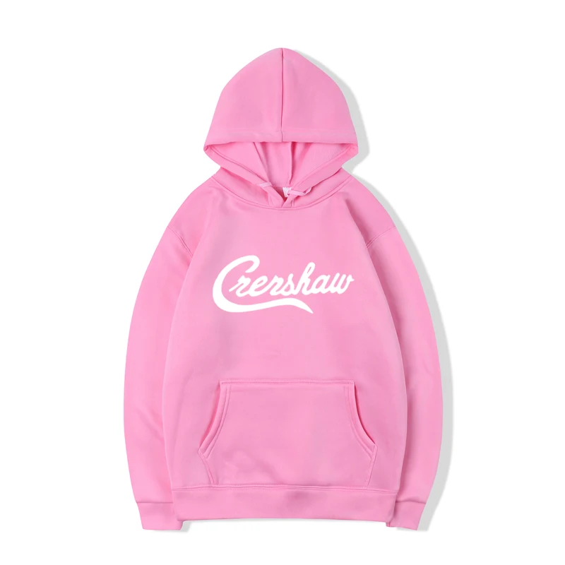 pink Crenshaw Толстовка в стиле хип-хоп Nipsey Hussle Crenshaw толстовка с капюшоном с принтом пуловер рэп граффити осень зима мужские толстовки - Цвет: pink