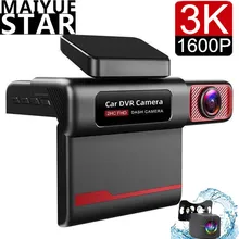 3 Inch Auto Dvr 3K Uhd Video Recorder 2560P * 1600P Vouwen Roterende Dash Cam Wifi/adas Dual Lens Nachtzicht Register 24H Parking