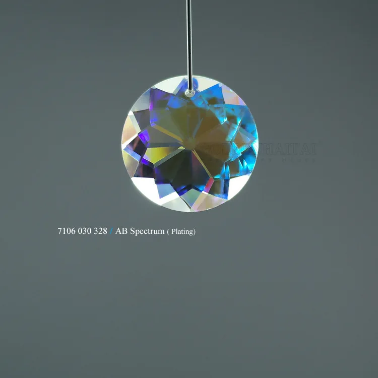 Colorful Mandala Crystal Chandelier, Pendant Accessories, Flycatcher, Rainbow Maker, Prism Pendant, Crystal Sunflower, 30mm