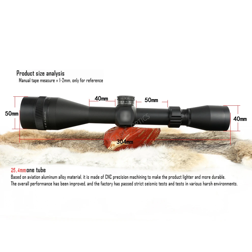 Leupold 4-12x40 тактический оптический прицел Оптический Прицел Снайпера прицелы для охотничьих ружей дальний прицел для страйкбольного оружия
