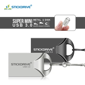 

Super Mini usb3.0 flash Wolf head round hole 64gb usb 3.0 pen drive 16gb Flash Memory Stick for microsd card with key ring