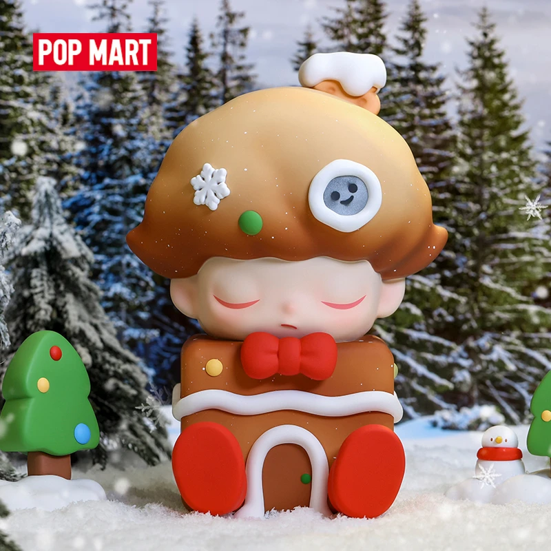 Pop Mart Boite De Noel Dimoo Ensemble De Scene Poupee Jouets D Action Binaire Figurine Cadeau D Anniversaire Pour Enfant Aliexpress