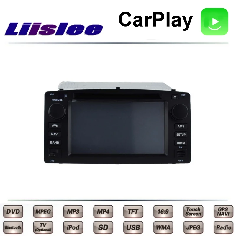 Автомагнитола LiisLee для TOYOTA Corolla E120 MK9 2000 ~ 2007 мультимедийный ТВ DVD GPS радио Carplay