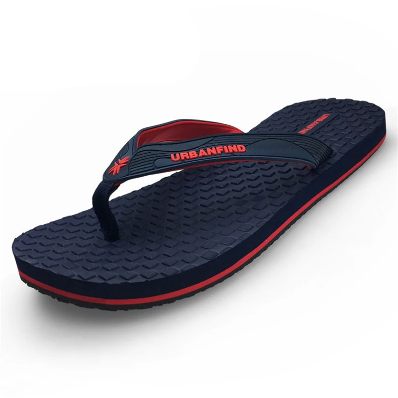 Breathable Light Men Summer Flip Flops Big Size 41-46 Man Casual Slippers For Beach / Home