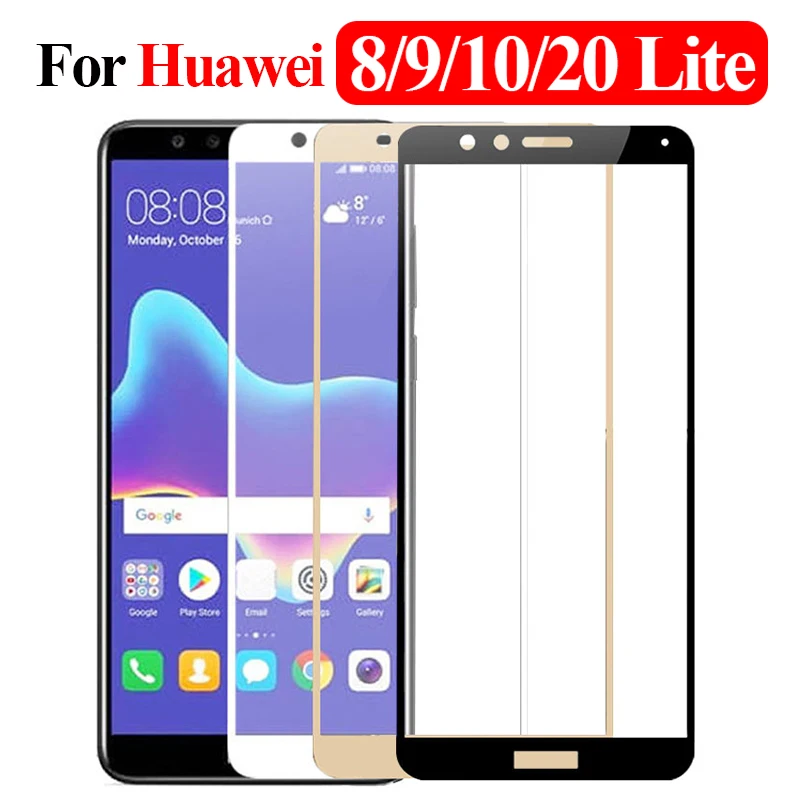 Защитное стекло honor 8 lite light для huawei 9 10 mate 20 p8 p9 mini 2017 p10 p20 p закаленное защитное