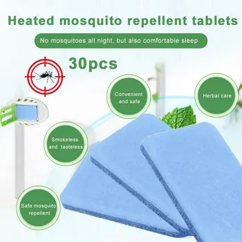

30pcs/Lot Scented Mosquito Repellent Tablet Anti Mosquito Pest Repeller No Toxic Pest Reject Insect Killer Pest Control