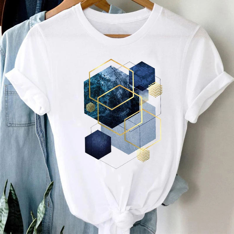 Camisetas de los 90 para mujer, ropa informal para mujer, blusa estampada a la moda de viaje, playera estampada para mujer