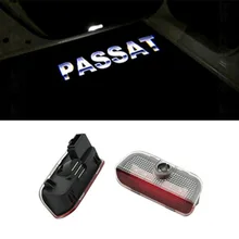2X для Volkswagen Golf 5 6 7 MK5 MK6 MK7 Tiguan Passat B6 B7 CC Sharan Автомобильный светодиодный светильник с логотипом, дверной проектор, приветственный светильник s