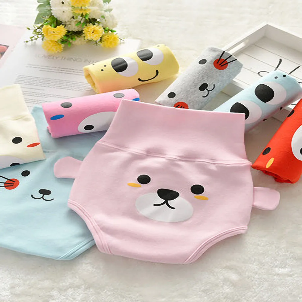 BabyCottonUnderpantsHighWaistProtectionBellyUnderwearNewborn