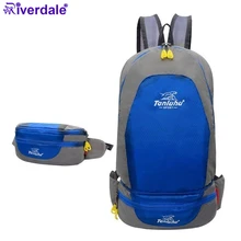 Новая высококачественная прочная портативная нейлоновая складная дорожная сумка водонепроницаемый рюкзак мужские дорожные сумки можно использовать как поясную сумку