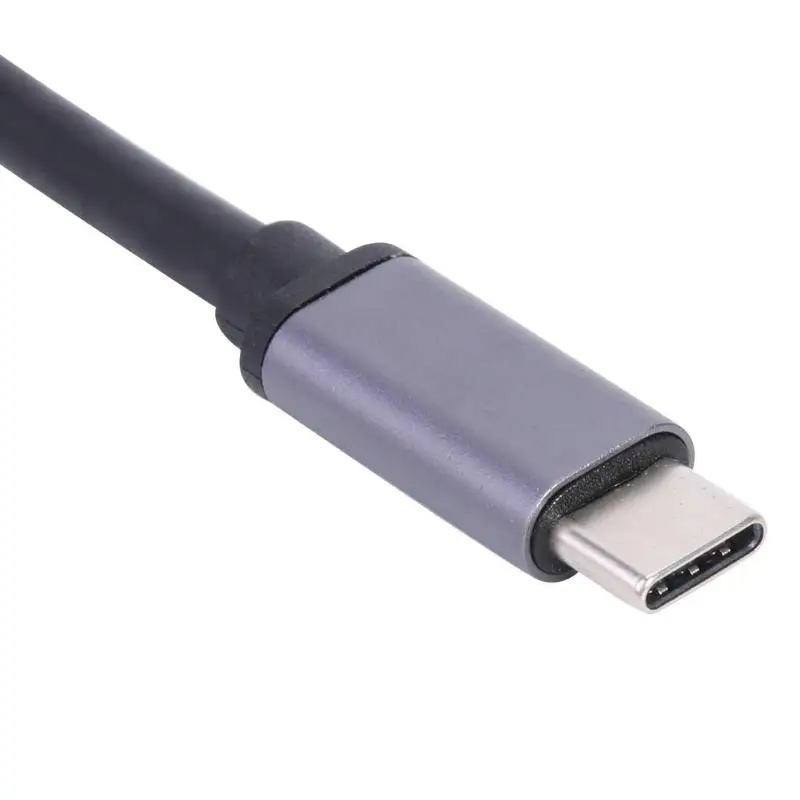 8 в 1 TYPE-C концентратор адаптер 8 слотов(2xUSB3. 0/TYPE-C+ карта памяти/TF слот+ RJ45+ HDMI) для ноутбука