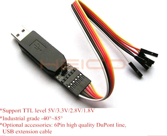 USB к ttl последовательный конвертер адаптер модуль порт FT232RL 1,8 в 3,8 в для Arduino микроконтроллер программист