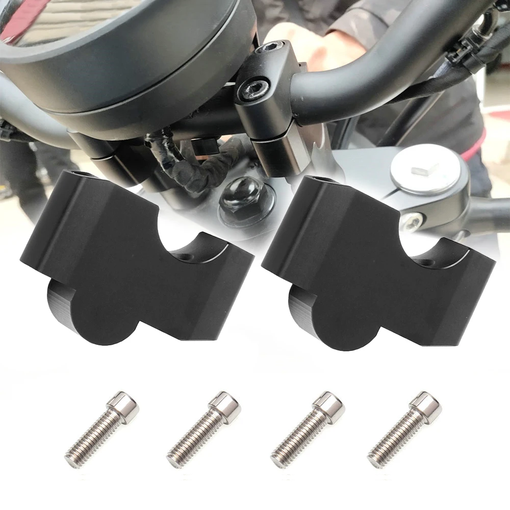 Kit Rehausseur De Guidon Pour Honda Rebel 500/300 - Hausse 45mm, Recul 25mm, Alliage