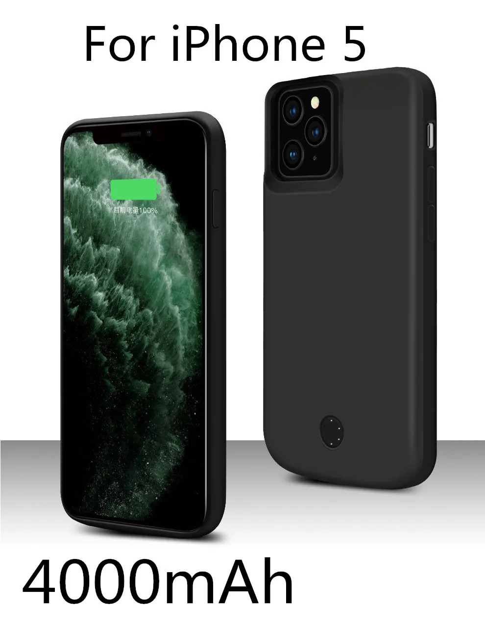 Чехол power Bank для iPhone 5, 6, 6S Plus, 7, 8 Plus, X, XR, XS Max, 11 Pro,, чехол для аккумулятора, тонкий, 5000-8000 мА/ч, зарядное устройство - Color: 1