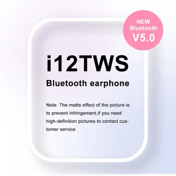 

Original i12 TWS Wireless Bluetooth 5.0 Earphone Sports Sweatproof Headphone Touch Portable Earbuds for i10 i20 tws i80