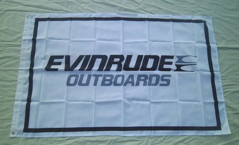 3ft x 5ft 3 x5ft Evinrude подвесным флаг лодочный мотор баннер печать баннер, флаг из полиэстера Размеры 150*90 см