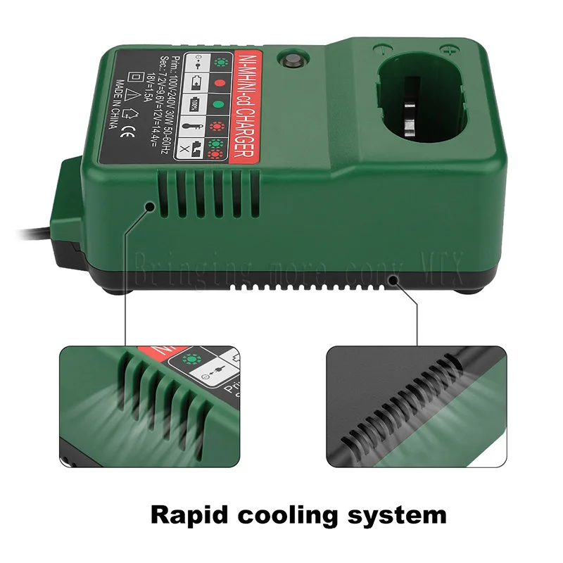 para furadeira elétrica, 7.2v, 9.6v, 12v, 14.4v, 18v, carregador dc1414 e a