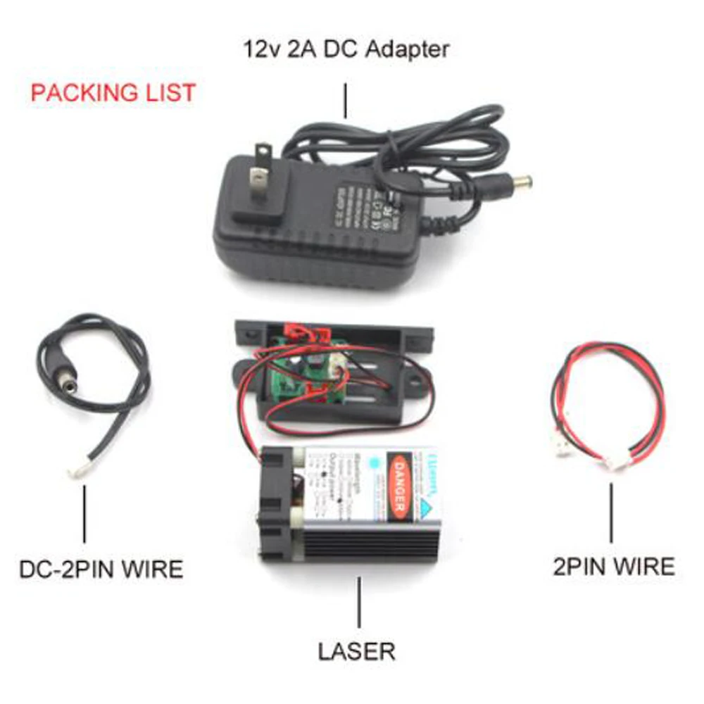 515nm 520nm 80mW 12V Зеленый Лазерный диодный модуль высокой мощности лазерный луч с вентилятором