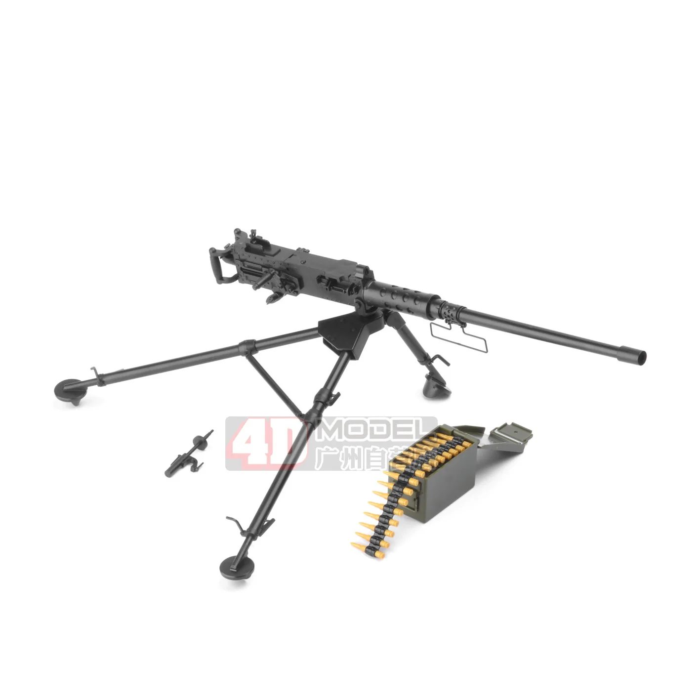 4D сборка 1/6 армии США M2 Browning крупнокалиберный пулемет модель моделирование игрушка Коллекция военные ветровые орнаменты
