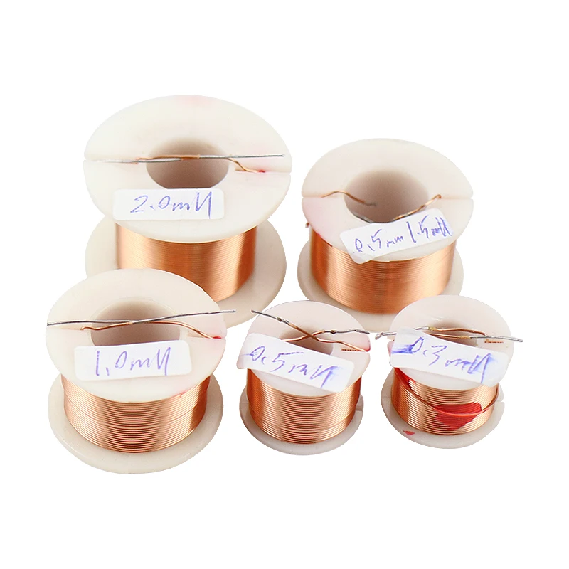 Speaker Crossover 1PCS 0.5mm LoudSpeaker Crossover Inductor 4N Oxygen-free Copper Coil Hollow Circle Skeleton 0.3mH 0.5mH 1.0mH 2.0mH