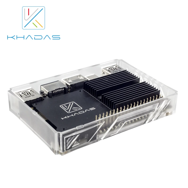 Khadas VIM3L комплект HTPC: Amlogic S905D3-N0N SBC с DIY Чехол