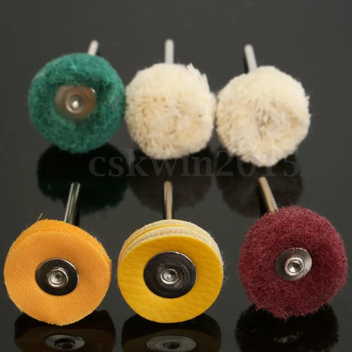 

6-Piece Set Polish Grinding Head Cloth Wheel Wool Yarn Roll Fiber Vinylon