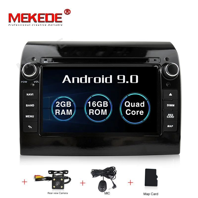 MEKEDE 4G+ 64G Android 9,0 автомобильный Радио dvd-плеер мультимедиа для Fiat Ducato 2008- Citroen Jumper peugeot Boxer BT wifi gps - Цвет: 16G  add camera