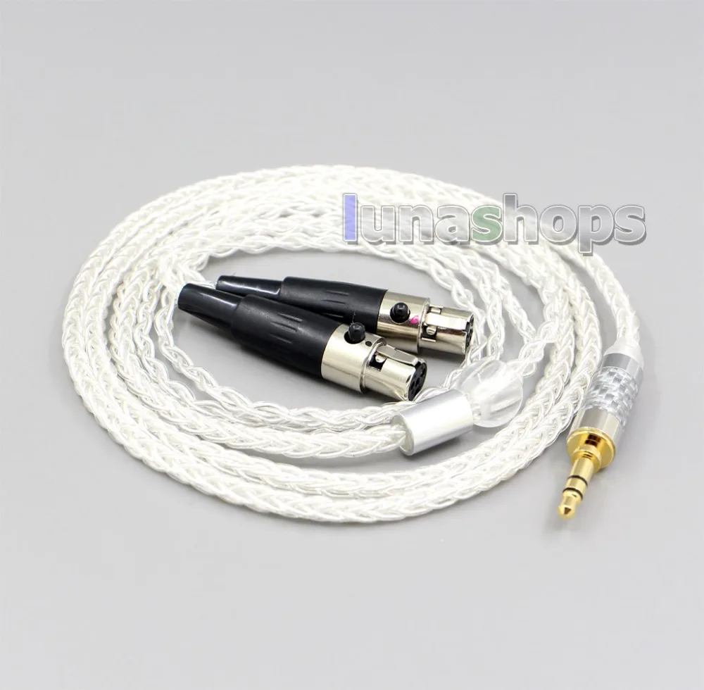 LN006569 6 5 мм XLR Сделано в Китае 8 Core с серебряным покрытием OCC кабель для наушников