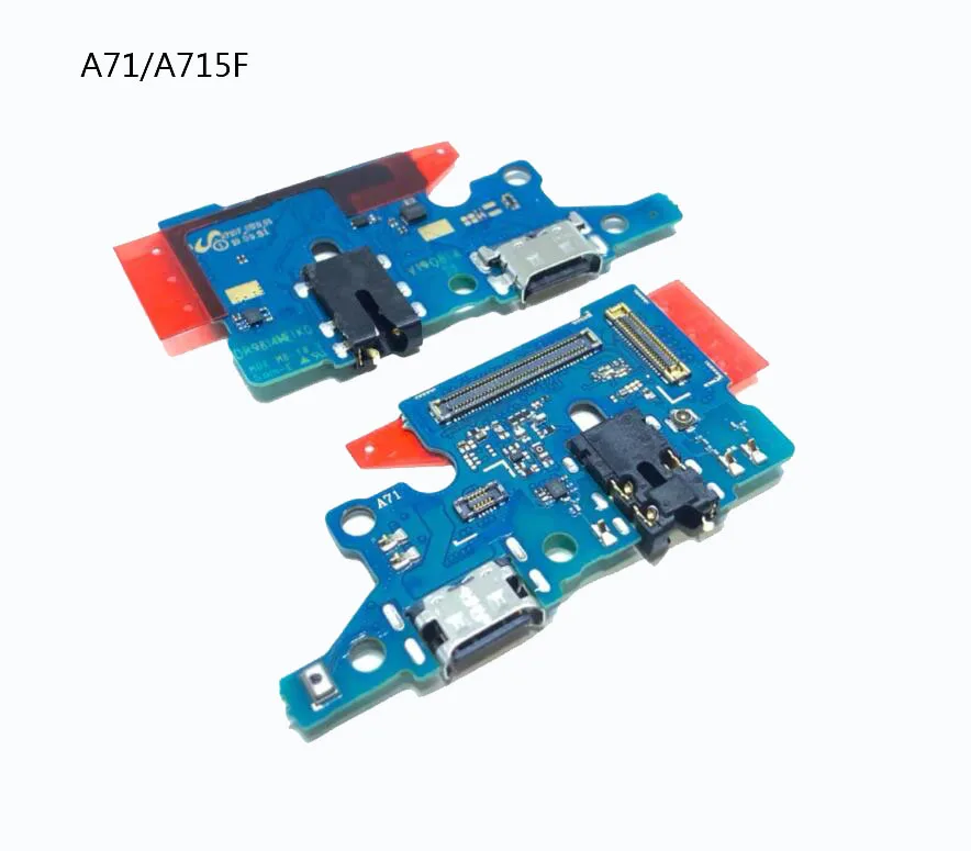 10pcs/lot USB Port Charger Dock Plug Connector Flex Cable For Samsung Galaxy A51/A515F A71/A715F Charging Board+Microphone | Мобильные