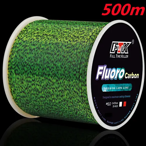 FTK 300/500m Invisible Fishing Line Speckle Fluorocarbon Coating Line 0.20mm-0.50mm 4.13LB-34.32LB Super Strong Spotted Line - Image 10