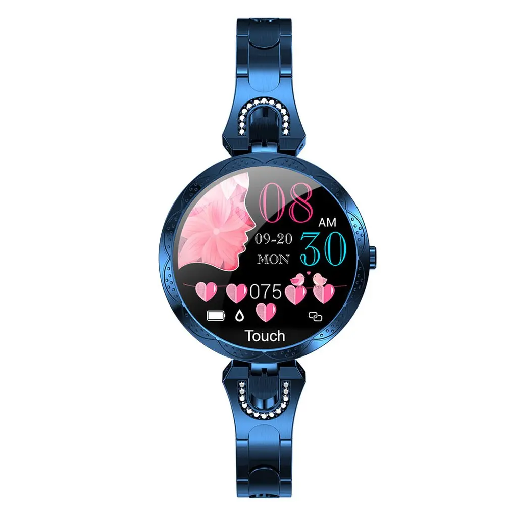 AK15 Female Smart Bracelet Heart Rate Sleep Monitoring Bracelet Physiological Cycle Intelligent Reminder Bracelet HOT